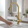 Torneira Gourmet AquaPura Dourada