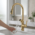 Torneira Gourmet AquaPura Dourada
