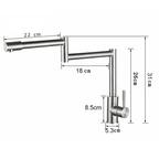 Torneira Gourmet Articulada 360 Bancada Inox ProFend