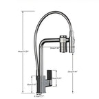 Torneira Gourmet Com Filtro Monocomando Bancada Eirelez