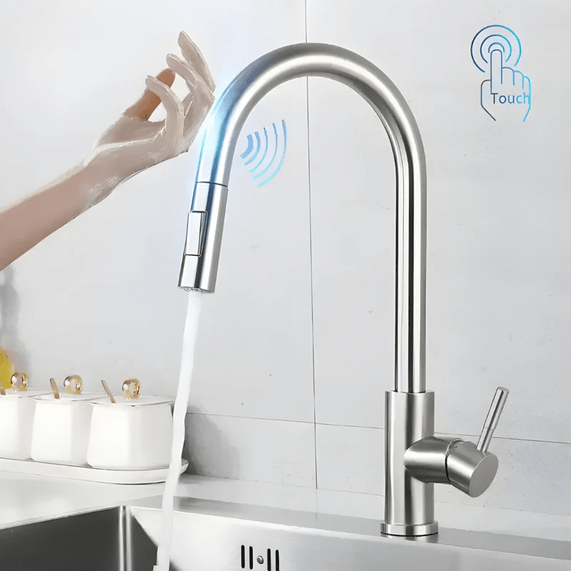 Torneira Gourmet Com Sensor Touch Extensível Cozinha SensePlow