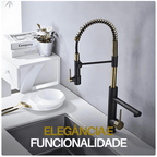 Torneira Gourmet Cozinha Monocomando Com Saída Filtro Luxo Premium Luxo 360° -  Kube
