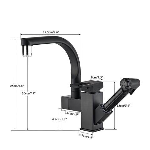 Torneira Gourmet Cozinha Monocomando Extensível SevenPrier
