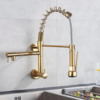 Torneira Gourmet Para Cozinha Extensível De Parede Dual Spray Monocomando JassPoll