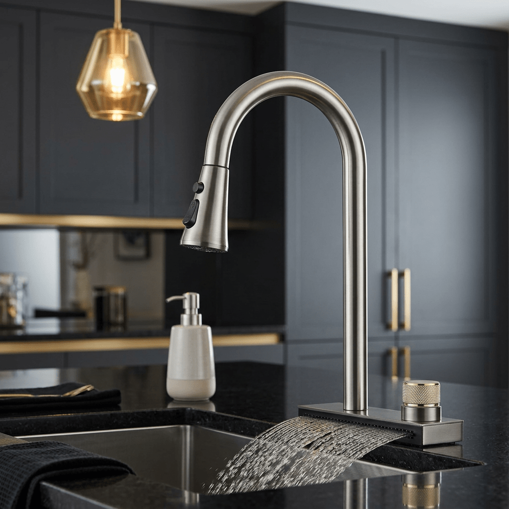 Torneira Gourmet Extensível Spray Cachoeira 360 Rumble