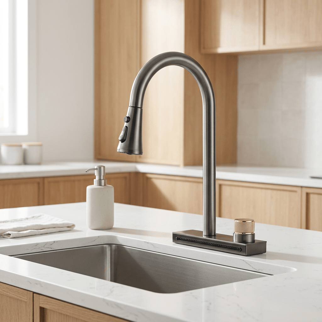 Torneira Gourmet Extensível Spray Cachoeira 360 Rumble