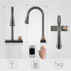 Torneira Gourmet Extensível Spray Cachoeira 360 Rumble