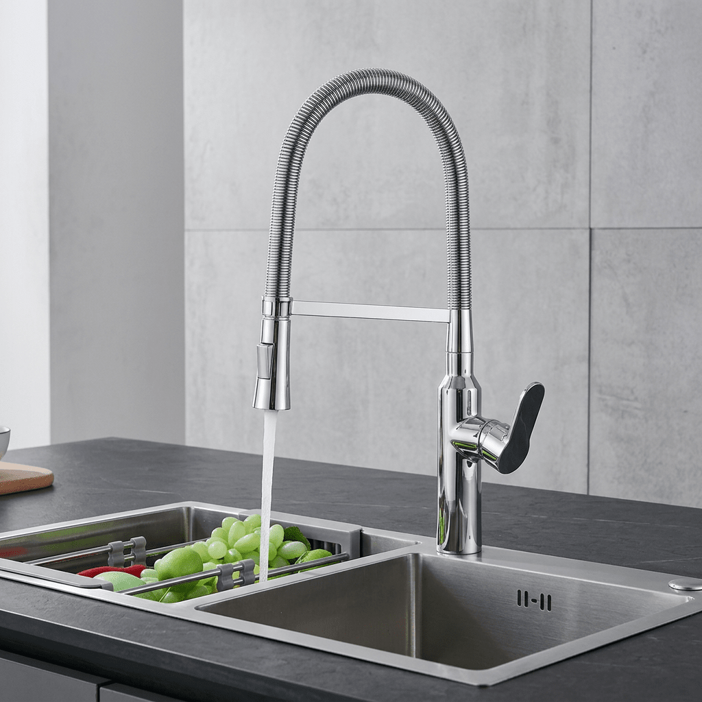 Torneira Gourmet Misturadora Monocomando Cromada Eirez