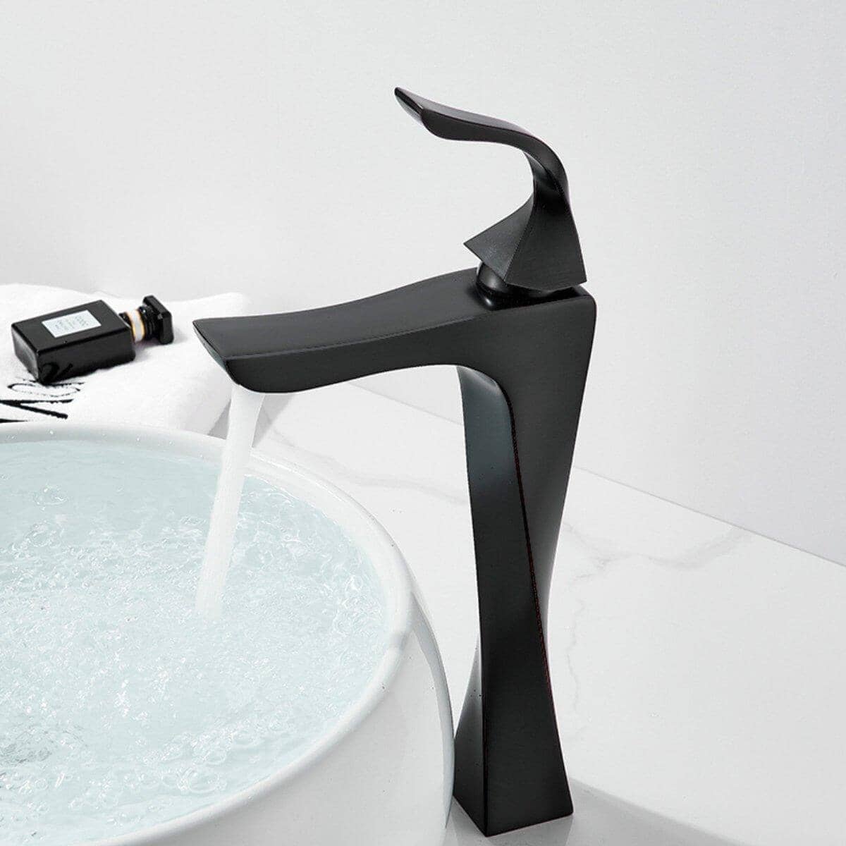 Torneira Lavatório Preto Fosco Monocomando Luxo Cortex