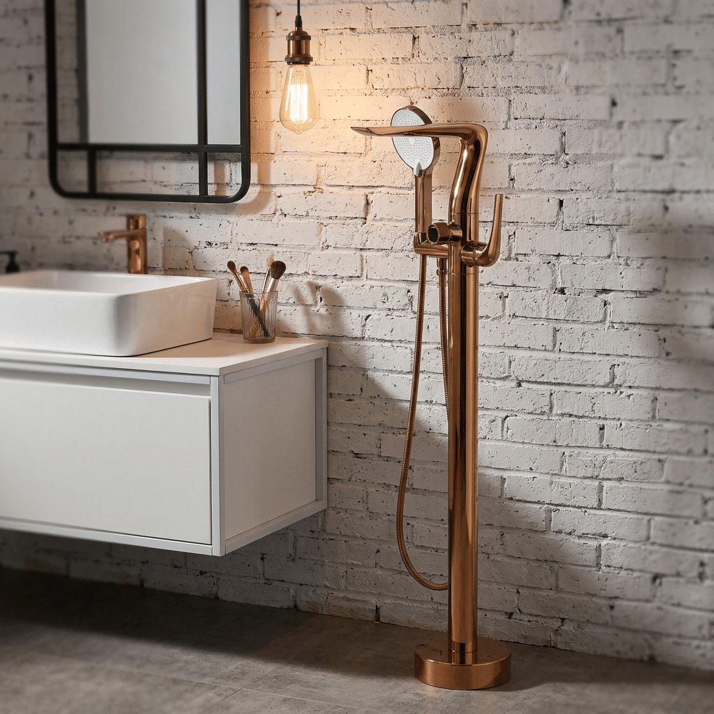 Torneira Monocomando AquaLux Rose Gold