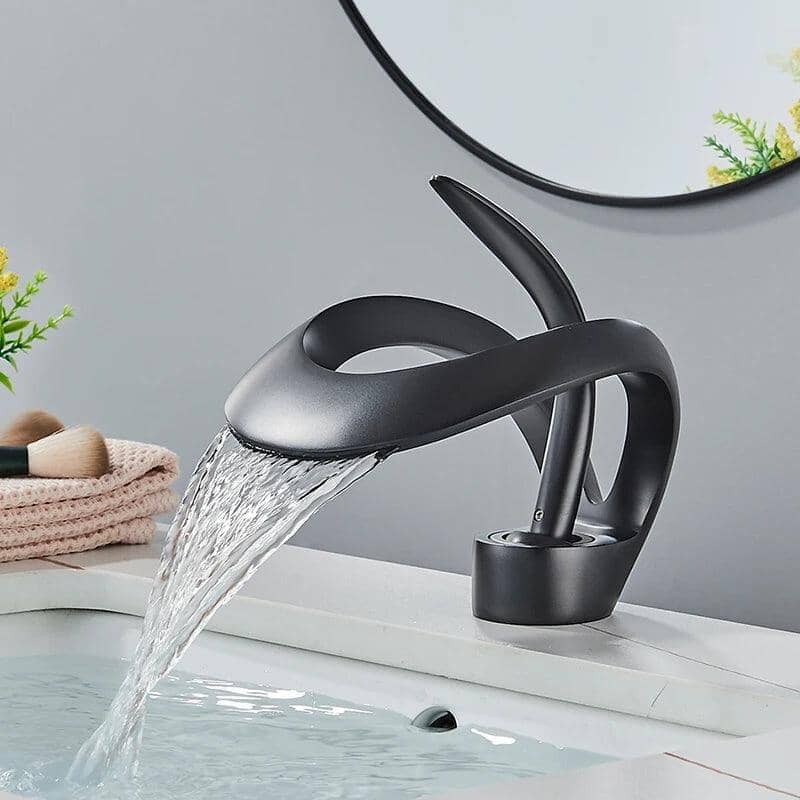 Torneira Para Banheiro Cascata Monocomando Misturador Holtz