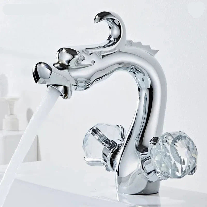 Torneira Para Banheiro de Bancada Dragon Luxury