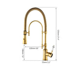 Torneira Para Cozinha Gourmet de Bancada A´qua Antique