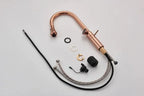 Torneira Para Cozinha Gourmet Rose Gold de Bancada Luxury Tanger