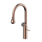 Torneira Para Cozinha Gourmet Rose Gold de Bancada Luxury Tanger
